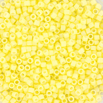 Miyuki Delica Glasperler. Yellow, Duracoat Opaque Light Lemon