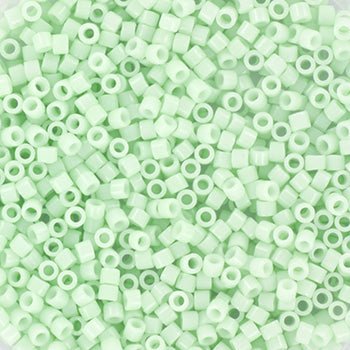 Miyuki Delica Glasperler. Green, Opaque Light Mint - Creody