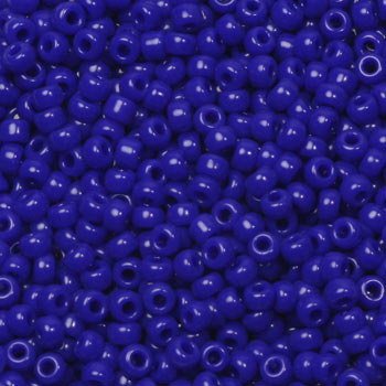 Miyuki Seed Beads Glasperler. Blue, Opaque Cobalt. - Creody