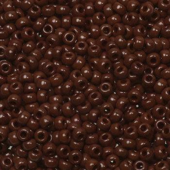 Miyuki Seed Beads Glasperler. Brown, Opaque Red. - Creody