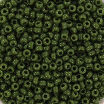Miyuki Seed Beads Glasperler. Green, Opaque Avocado - Creody
