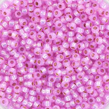 Miyuki Seed Beads Glasperler. Pink, Silverlined Alabaster - Creody