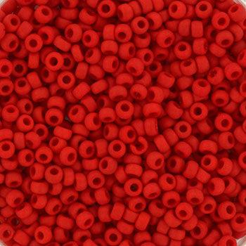 Miyuki Seed Beads Glasperler. Red, Opaque - Creody